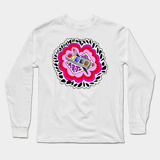 Make Art Long Sleeve T-Shirt by GemmasGems